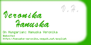 veronika hanuska business card